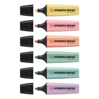 MARCADOR FLUORESCENTE PASTEL - STABILO BOSS ORIGINAL 